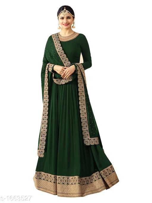 Vanya Gorgeous Faux Georgette Embroidered Womens Gowns - 4
