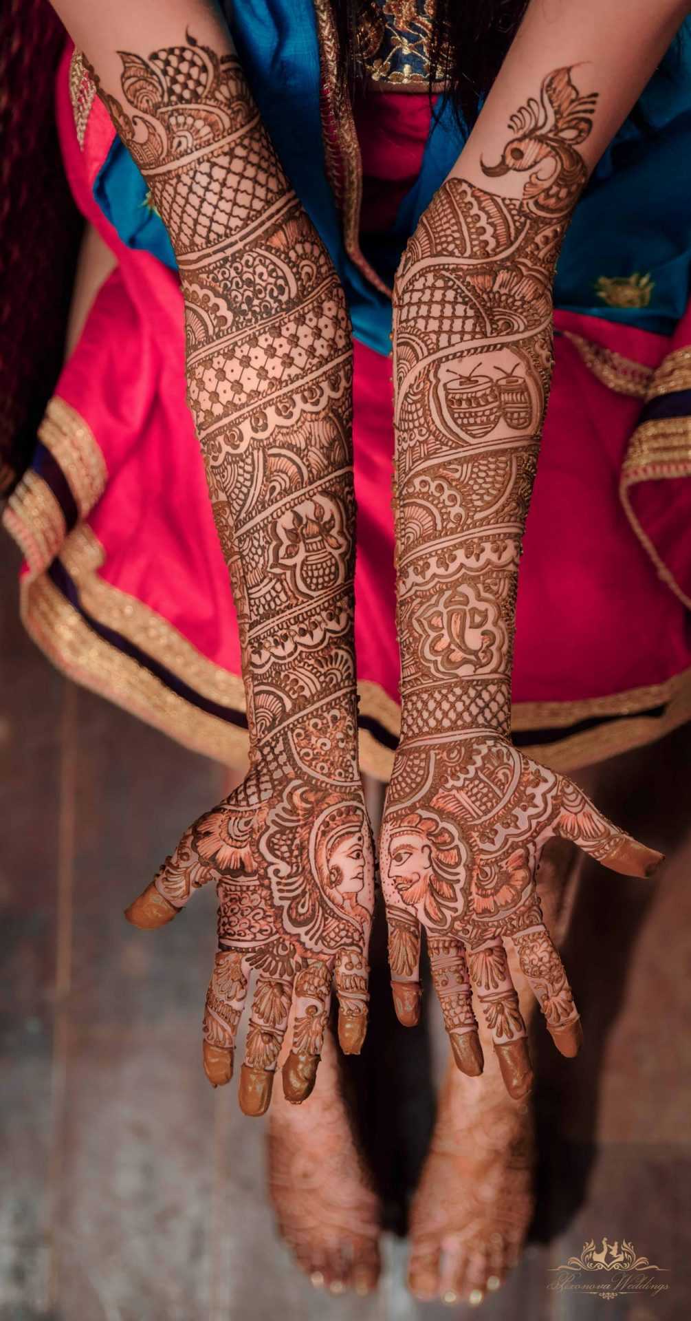 Elegant Indian and Arabic Mehndi Designs , Vishu Ladies Beau en